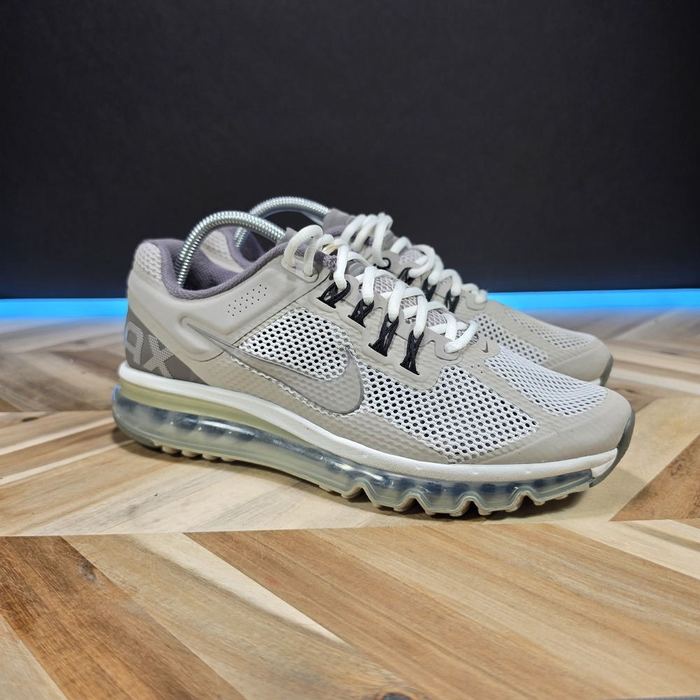 Nike Air Max 2013 Photon Dust Flat Pewter Grey Shoes FZ4140-025 Mens 9 ⚠️ FLAW
